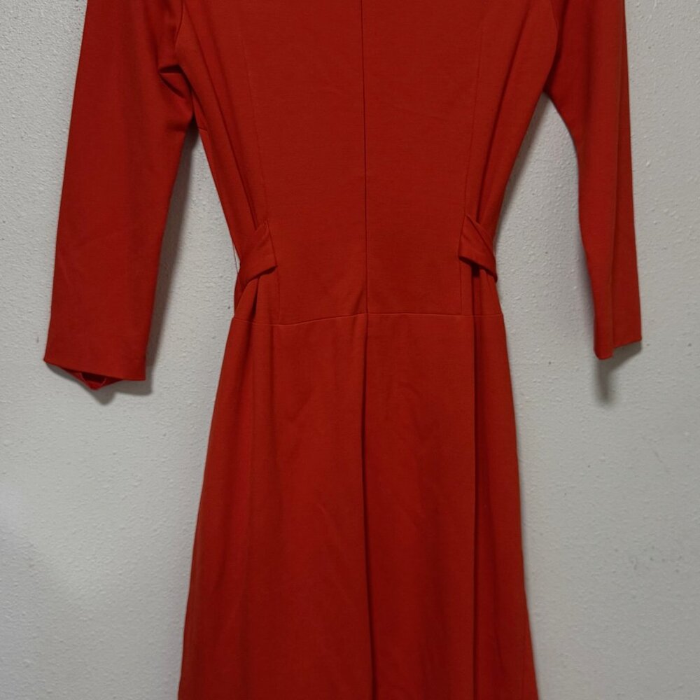 Orange sarong style dress by Escada, size 34 (4) - Picture 7 of 10